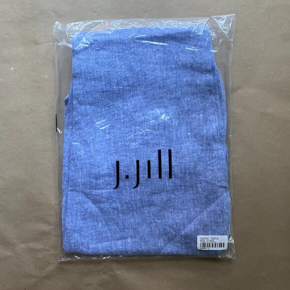 J. Jill Love Linen Blue Chambray Ankle Pants - Picture 5 of 5